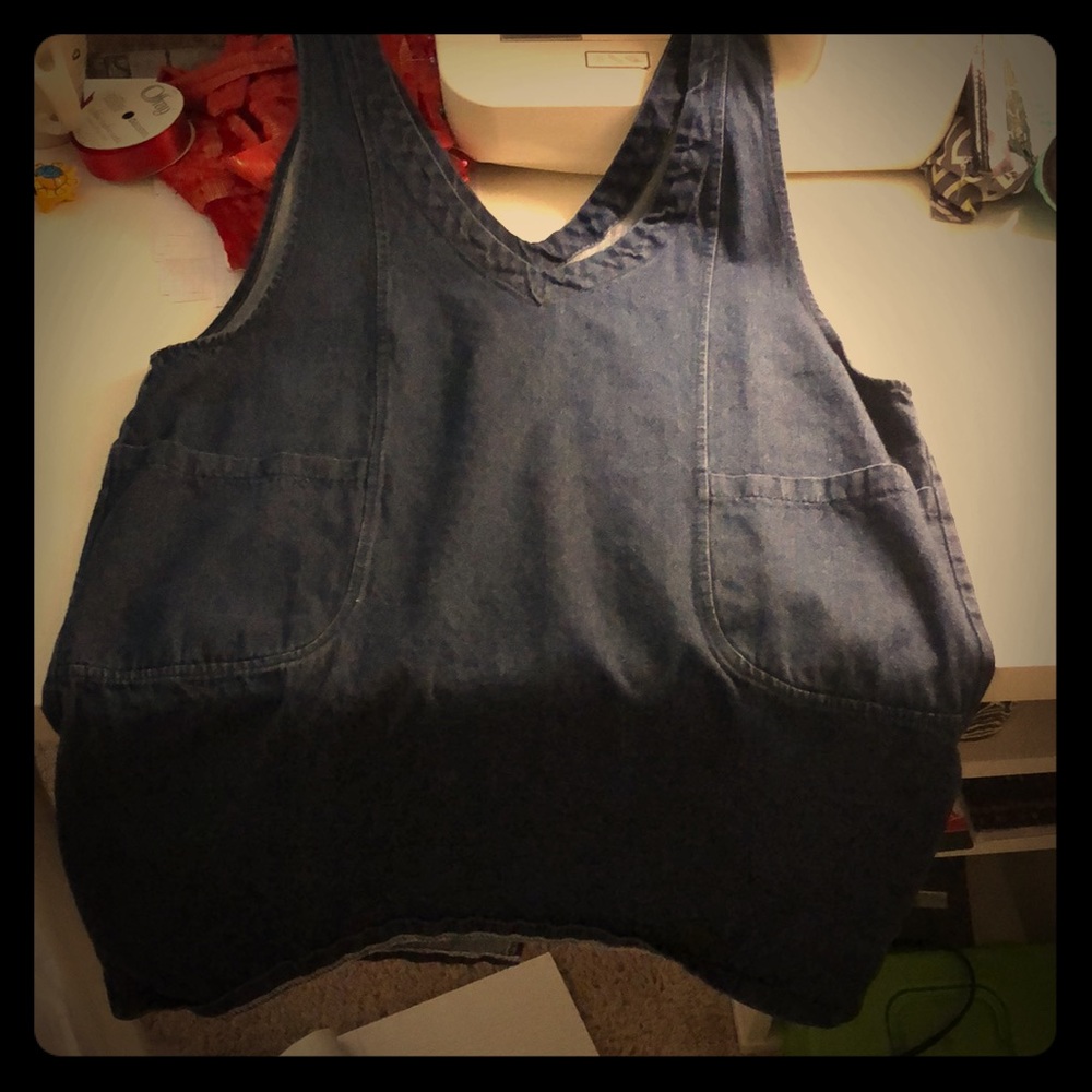 vintage denim jumper